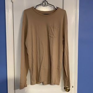 PacSun Tan Longsleeve Tee Size M